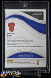 Bernard King 2022-23 Immaculate Collection Patch Autographs #22 Best Wishes #/25 autograph, basketball card, numbered, patch