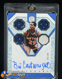 Bill Cartwright 2018-19 Panini Cornerstones Legendary Quad Relic Autographs Crystal #24 #/49 auto, autograph, memorabilia, numbered
