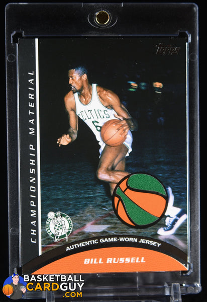 Bill Russell 2009-10 Topps Championship Materials #CMBR D