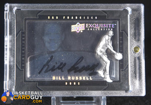 Bill Russell 2011-12 Exquisite Dimensions Autographs autograph, basketball card