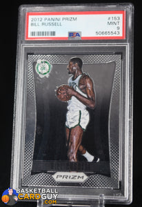 Bill Russell 2012-13 Panini Prizm #153 PSA 9 basketball card, graded