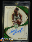 Bill Russell 2019-20 Immaculate Collection Shadowbox Signatures #/25 auto, autograph, numbered