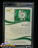 Bill Russell 2019-20 Immaculate Collection Shadowbox Signatures #/25 auto, autograph, numbered