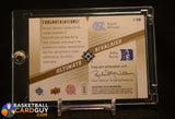 Bobby Hurley/Donald Williams 2010-11 Ultimate Collection Rivalries Signatures #RHW #/25 auto, autograph, numbered