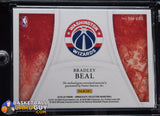 Bradley Beal 2019-20 Immaculate Collection Standout Memorabilia Red #11 #/25 basketball card, numbered, patch