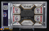 Brook Lopez/Josh Boone/Vince Carter/Devin Harris 2009-10 SP Game Used Tag Team Quad #TQNJNE #/10 basketball card, graded, numbered, patch