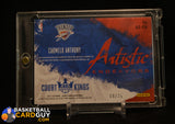 Carmelo Anthony 2017-18 Court Kings Artistic Patch #/25 memorabilia, numbered