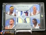 CARMELO ANTHONY BILLUPS NENE 2008/09 ULTIMATE QUAD #/20 memorabilia, numbered