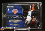 Carmelo Anthony Panini Spectra 2016-17 Locked In Auto Patch #/25 auto, autograph, memorabilia, numbered
