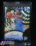 Cason Wallace 2023-24 Panini Revolution Rookie Autographs Fractal #23 #/100 auto, autograph, numbered