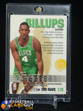 Chauncey Billups 1997-98 Skybox Z-Force Rave Parallel Rookie Card #179 RC #096/399 numbered