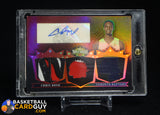 Chris Bosh 2007-08 Topps Triple Threads Relic Auto Red #7/9 auto, autograph, memorabilia, numbered