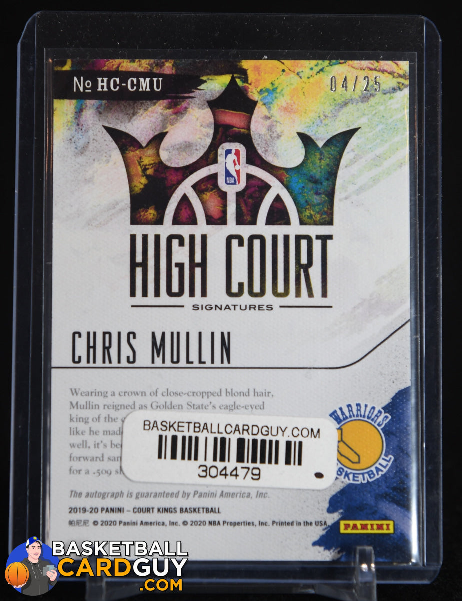 ☆ Chris Mullin 2019-20 Panini National Treasures NBA Greats