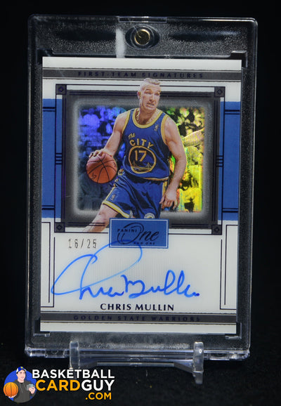 CHRIS MULLIN 2020-21 PANINI ONE AND ONE FIRST TEAM PURPLE AUTO /25