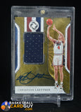 Christian Laettner 2018-19 Panini Opulence Gold Medal Jersey Autographs #3 #/79 auto, autograph, memorabilia, numbered