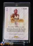 Clyde Drexler 2015-16 Hoops Hot Signatures #10 autograph, basketball card