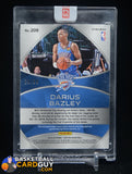 Darius Bazley 2019-20 Panini Spectra Rookie Jersey Autographs Wave #209 #/39 auto, autograph, memorabilia, numbered