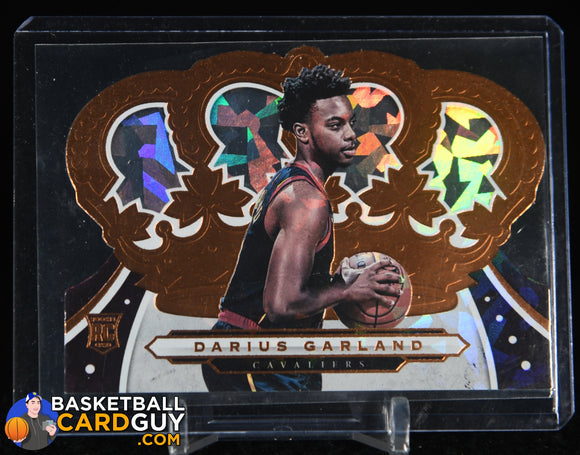 Darius Garland 2019-20 Crown Royale Crystal #9 RC basketball card, rookie card