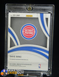 Dave Bing 2021-22 Immaculate Collection Past and Present Signatures Gold #55 #/10 auto, autograph, numbered