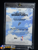 David Robinson 2025-26 Topps Chrome Sky Write auto, autograph