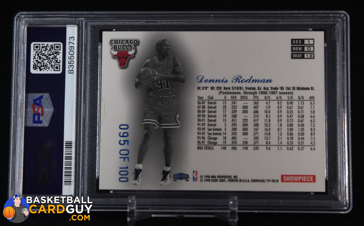 Dennis Rodman 1997-98 Flair Showcase Legacy Collection Row 0 #13 