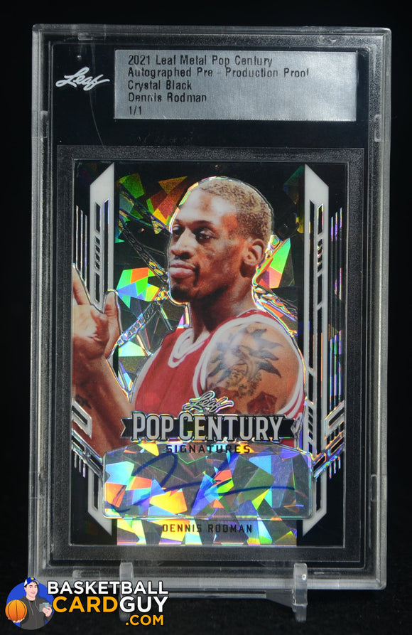 Dennis Rodman 1997-98 Topps Finest Test Refractor Gold /289