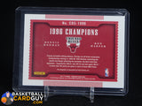 Dennis Rodman/Ron Harper 2017-18 Panini Dominion NBA Champions Dual Signatures #11 #/25 auto, autograph, numbered