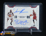 Dennis Rodman/Ron Harper 2017-18 Panini Dominion NBA Champions Dual Signatures #11 #/25 auto, autograph, numbered
