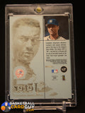 Derek Jeter 1999 Skybox Molten Metal Fusion Supernatural #42F baseball card