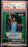 Devonte Graham RC 2017-18 Panini PRIZM Choice Green - SENSATIONAL SIGNATURES #/8 auto, autograph