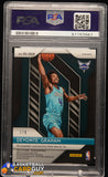 Devonte Graham RC 2017-18 Panini PRIZM Choice Green - SENSATIONAL SIGNATURES #/8 auto, autograph
