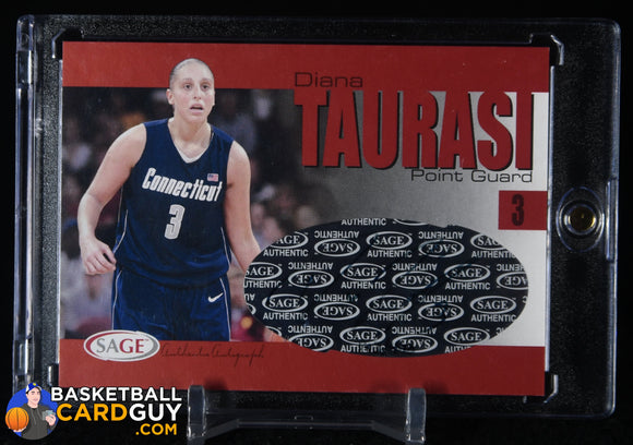 Diana Taurasi 2004 SAGE Autographs #A32 #/400 basketball card, numbered, patch