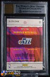 Donovan Mitchell 2017-18 Court Kings Fresh Paint Autographs II #13 BGS 9 AUTO 10 autograph, basketball card, graded, numbered, rookie card