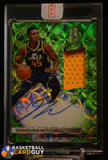 DONOVAN MITCHELL 2017-18 Panini Spectra Rookie Patch Auto RPA Neon Green #/49 auto, autograph, memorabilia, numbered