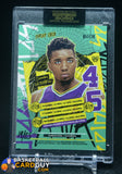 Donovan Mitchell 2020 Tyson Beck On Card Autograph Foil Variation #/25 auto, autograph, numbered