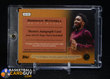 Donovan Mitchell 2023-24 Finest Masters Autographs Black Geometric Refractors #MADM #/25 auto, autograph, numbered
