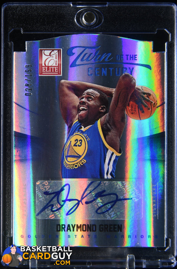 Draymond Green 2012 - 13 Elite Turn of the Century Autographs RC #71 #/199 auto, autograph, basketball card, numbered, rookie card