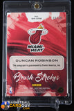 Duncan Robinson 2020-21 Court Kings Brush Strokes Autographs Ruby #27 #/49 autograph, baseball card, numbered, rookie card