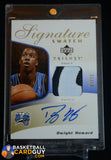 Dwight Howard 2005-06 Upper Deck Trilogy Signature Swatches Patches #DH #/10 auto, autograph, memorabilia, numbered