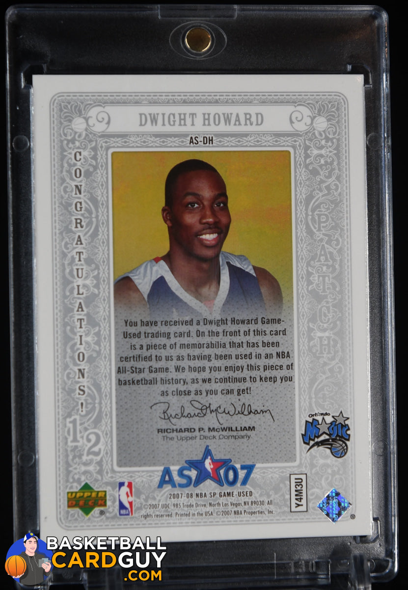 Dwight Howard 2007-08 SP Game Used All-Star Jersey Patch