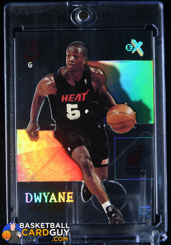 Dwyane Wade 2003 - 04 E - X #90 RC basketball card, rookie card