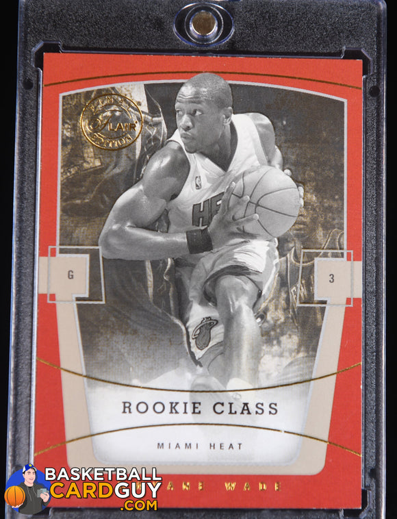 Dwyane Wade 2003 - 04 RC Flair Final Edition Row 1 #87 #/100 basketball card, numbered, rookie card