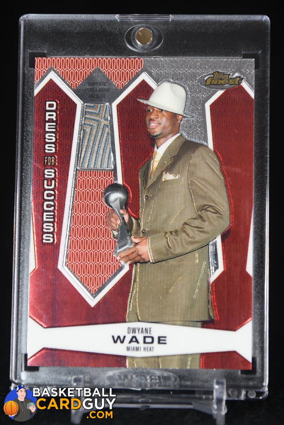 Dwyane Wade 2005-06 Finest Dress for Success Relics Tie #DW #/99 basketball card, jersey, numbered