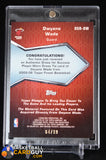 Dwyane Wade 2005-06 Finest Dress for Success Relics Tie #DW #/99 basketball card, jersey, numbered