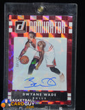 Dwyane Wade 2016-17 Donruss Dominator Auto #/49 auto, autograph, numbered