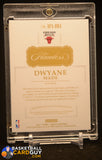 Dwyane Wade 2016-17 Panini Flawless Dual Patch Auto #/18 auto, autograph, memorabilia, numbered