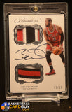 Dwyane Wade 2016-17 Panini Flawless Dual Patch Auto #/18 auto, autograph, memorabilia, numbered