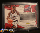 Eddie Johnson 2014-15 Panini Spectra Jersey Autographs Prizms PATCH Gold #12 #/10 auto, autograph, memorabilia, numbered, patch