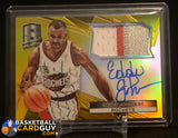 Eddie Johnson 2014-15 Panini Spectra Jersey Autographs Prizms PATCH Gold #12 #/10 auto, autograph, memorabilia, numbered, patch