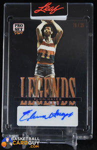 Elvin Hayes Legends Autograph 2023 Leaf Pure #/35 auto, autograph, basketball card, numbered